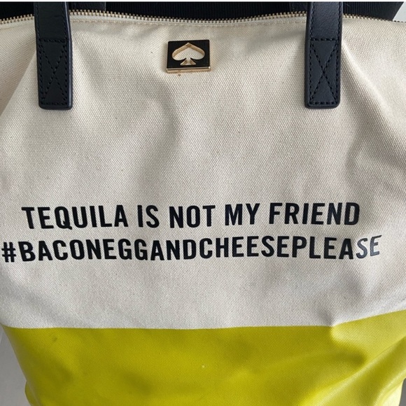 Kate Spade Bacon, Egg & Cheese Weekender Tote - Picture 3 of 8